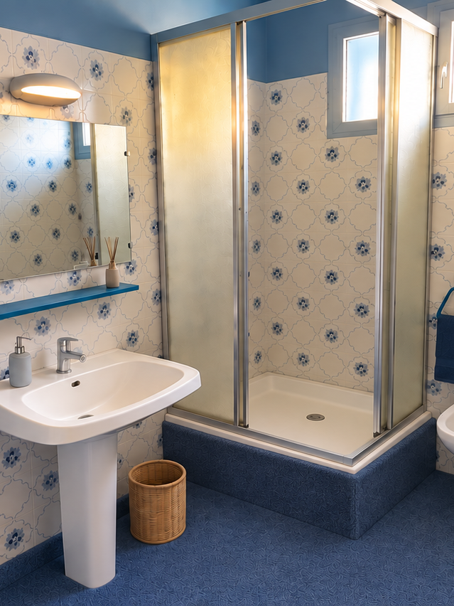 Salle de bains avant rénovation